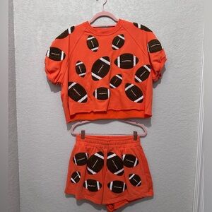 Queen of Sparkles Orange Football Set